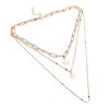 SOHI Women's Gold Everyday Multi-Layer Necklace - 2 of 4