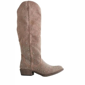 Women's Wo's Crystal Studded Boot - Very G - 1 of 4