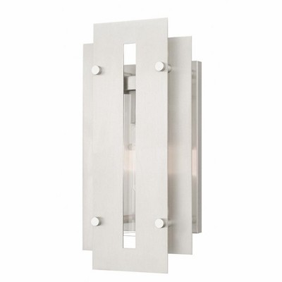 Livex Lighting Utrecht 1 - Light Wall Light in  Brushed Nickel