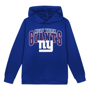 NFL New York Giants Toddler Boys' Poly Fleece Hooded Sweatshirt - 1 of 1