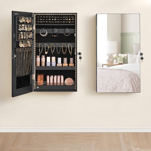 Black jewelry armoire outlet hanging armoire