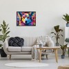 Stupell Industries Dog with Vivid Paint Splash Black Framed Giclee Art - 2 of 4