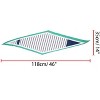 Allegra K Women's Silky Rhombus Stripe Print Shirts Headband Handbag Wraps Bandana Neck Scarf Neckerchief - 3 of 4