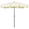 vidaXL Beach Parasol Sand Yellow 78.7"x49.2" - 2 of 4