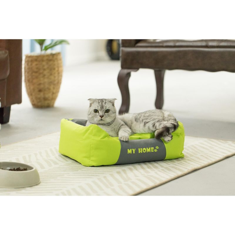 Water-Resistant Rectangular Oxford Ped Bed for Cats and Dogs, 2 of 10