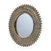 Wooakway 13.2"H Accent Mirror Floral Wall Mirror Novelty Bathroom/Vanity Mirror Gold - 4 of 4