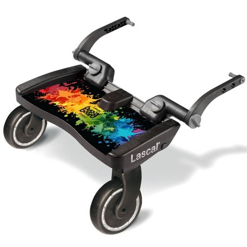 Lascal Buggy Board Maxi Stroller Accessory Rainbow Splash Target