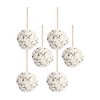 Melrose Cotton Orb with Twine Hanger (Set of 6) - 2 of 2