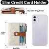 BEAFUP Printed Small Wallet for Women,with 10 Card Slots and 1 Zipper Pocket RFID Blocking Slim Bifold Leather Womens Wallet - 3 of 4