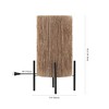 16.5" Kai Coastal Minimalist Rattan LED Table Lamp: Bedside, Small Design - JONATHAN Y - 3 of 4
