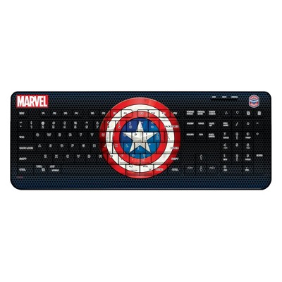 Keyscaper Marvel Avengers Captain America Grid Wireless Usb Keyboard ...