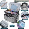 PAVILIA Knitting Bag Yarn Storage Tote, Large Crochet Organizer Holder for Crocheting Knitter Project Accessories Supplies Set Gifts - 2 of 4