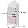 Kids Bookcase, Toddler Bookshelf, 2-Tier Storage Display Organizer, for Boys Girls Bedroom, Playroom, House, Collapsible Fabric Drawers - 3 of 4