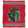 Minot State University Primary Logo Stripes Silky 50x60 Blanket, 1 Sided - 2 of 4