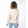 Women's Dolman Sleeve Button Cuff Sweater Top - ESQUALO - image 2 of 3