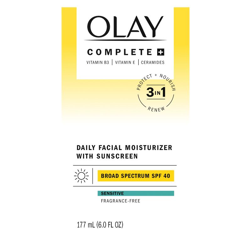 Olay Complete + Lotion with Sunscreen - SPF 40 - 6 fl oz, 3 of 13