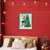 Stupell Industries Deck The Halls Stacked Dogs Floating Frame Canvas Art - 3 of 4