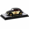 1952 Volkswagen Beetle Deluxe Model Black w/Cream Sides & Red Interior Ltd Ed to 5250 pcs 1/24 Diecast Model Car by M2 Machines - 2 of 3