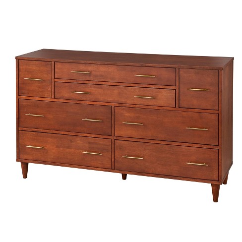 8 drawer mid century 2024 modern dresser