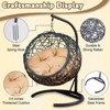 Gulches Yellow Pet Bed - Indoor/Outdoor Cat Swing with Rattan Style - 3 of 4