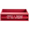 The Lakeside Collection Holiday Bathroom Countertop Storage Tray With Rotating Phrases - Red - 2 of 3