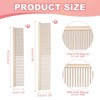 Unique Bargains Stainless Steel Rounded Teeth Grooming Tool Pet Combs 2 Pcs - 2 of 4