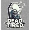 Dead Tired Halloween Zombie Adult Crew Neck Short Sleeve Tee - 2 of 2