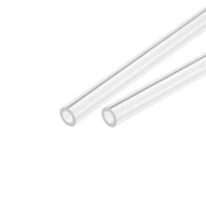 Unique Bargains Lamp Lantern Water Cooling System Acrylic Round Pipes Clear 2 Pcs 14" - 1 of 4
