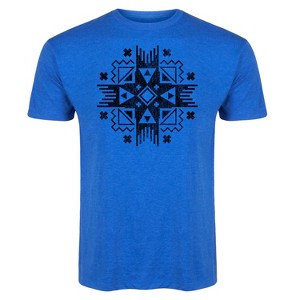 Men's - Country Casuals - Southwestern Cross Design Short Sleeve Graphic T-Shirt - 1 of 4