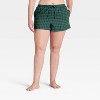 Women's Flannel Pajama Shorts - Auden™ - 4 of 4