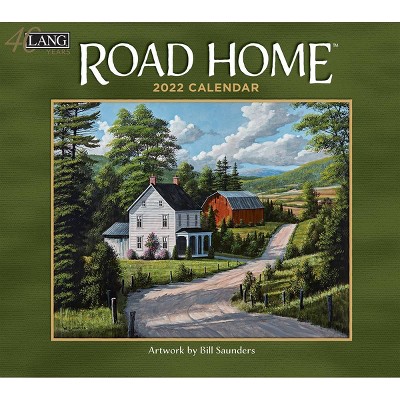 2022 Wall Calendar 12 Month 13.4"x24" Road Home - Lang