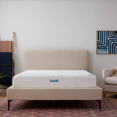 LUCID Comfort Collection 10-Inch Gel Memory Foam Mattress - Thumbnail 4