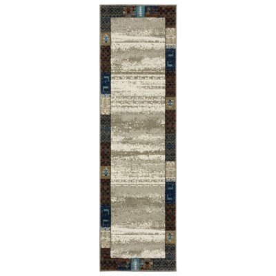 Oriental Weavers Venice 5774W Beige/ Multi-colored Indoor Area Rug - 2'3" x 7'6"