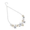 SOHI Women's Champayne Gold:Metallic Silver The Daisy Collar Necklace - 2 of 4