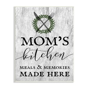 Stupell Industries Mom's Kitchen Meals and Memories Wall Plaque Art - 1 of 4