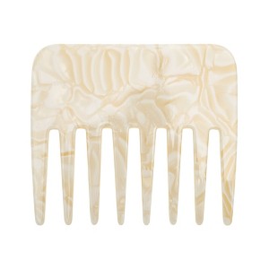 Unique Bargains Portable Marble Wide Tooth Comb 1 Pc - 1 of 4