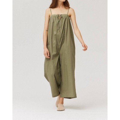 Women's Cotton Strap Jumpsuit - GRADE & GATHER