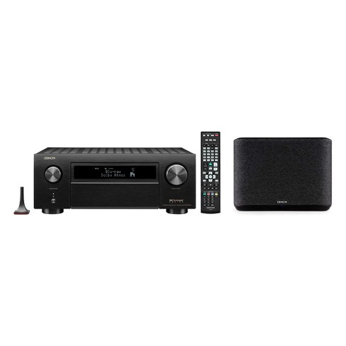 Denon AVR-X6700H 11.2-Channel 8K AV Receiver with 3D Audio and Alexa Voice  Control with Denon Home 250 Wireless Streaming Speaker (Black)