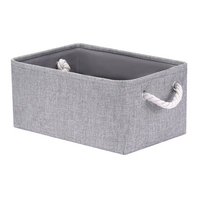Unique Bargains Fabric Collapsible Sturdy Spacious Storage Bins 3 Pcs