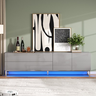 AMERLIFE 70" LED TV Stand for TVs up to 80"