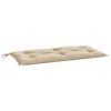 vidaXL Garden Bench Cushion Beige 43.3"x19.7"x2.8" Oxford Fabric - 2 of 4
