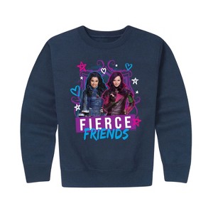 Boys' - Descendants - Fierce Friends Graphic Long Sleeve Fleece Sweatshirt - 1 of 4