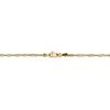 Black Bow Jewelry 1.7mm, 14k Yellow Gold, Singapore Chain Necklace - 4 of 4