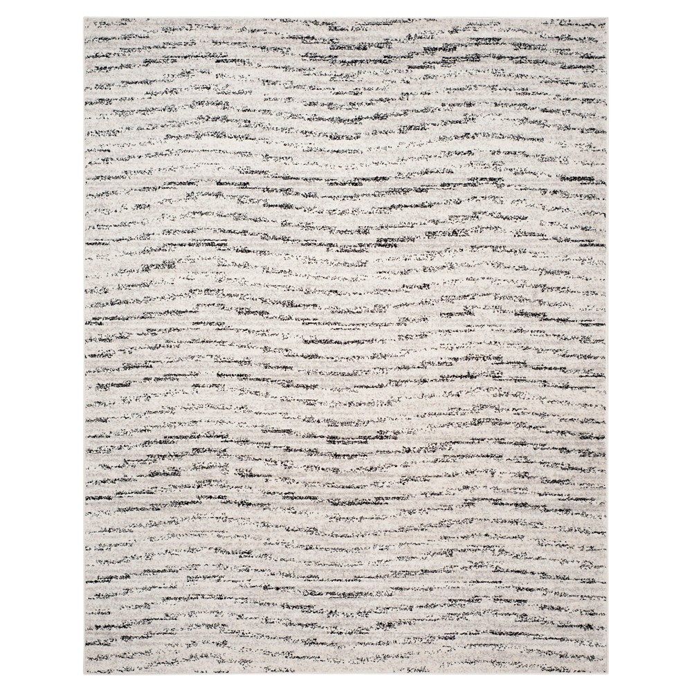 4'x6' Moira Spacedye Design Area Rug Ivory/Silver - Safavieh