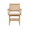 Meridian Furniture,Abby Vegan Leather Dining Arm Chair, Set of 2 - 3 of 4
