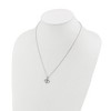 Chisel Stainless Steel Polished Cubic Zirconia Infinity Double Hearts Pendant Cable Chain Necklace 18" Plus a 2" Ext - 4 of 4