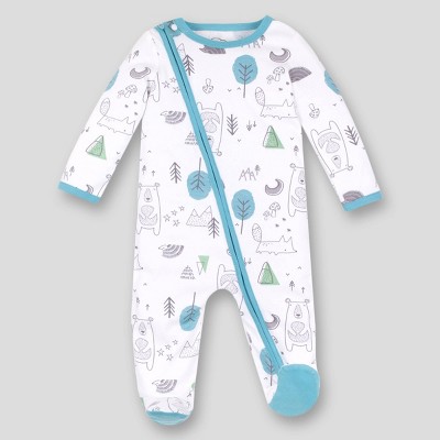 Image of Lamaze Baby Boys' Organic Cotton Modern Woodland Sleep N' Play - Mint 3M