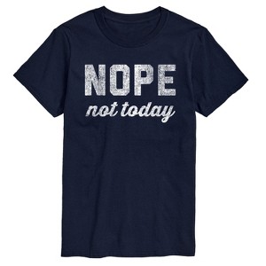 Men's - Instant Message - Distressed Nope Not Today Short Sleeve Graphic T-Shirt - 1 of 4