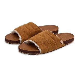Feelgoodz Women’s Quilted Zensole Open Toe Slippers - 1 of 4