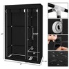 GustoWave 5-Layers Portable Closet Storage Organizer Clothes Wardrobe, Storage Clothes Organizer, Wardrobe Closet Organizer for Bedroom - 3 of 4